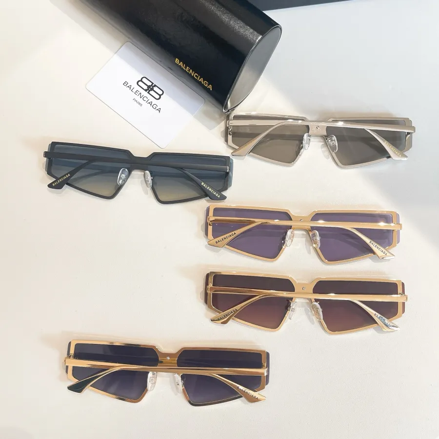 Balenciaga glasses eggplant/blue/purple/sliver/rust color Size 57口17-140