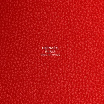 Hermès Casaque Picotin Lock 22 MM Rose Extrême / Rose Mexico / Rouge de Coeur Taurillon Clemence Leather Palladium Silver Hardware