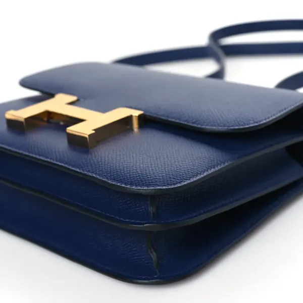 Hermès Constance 18 Bleu Saphir Epsom Leather Gold Hardware - Image 5