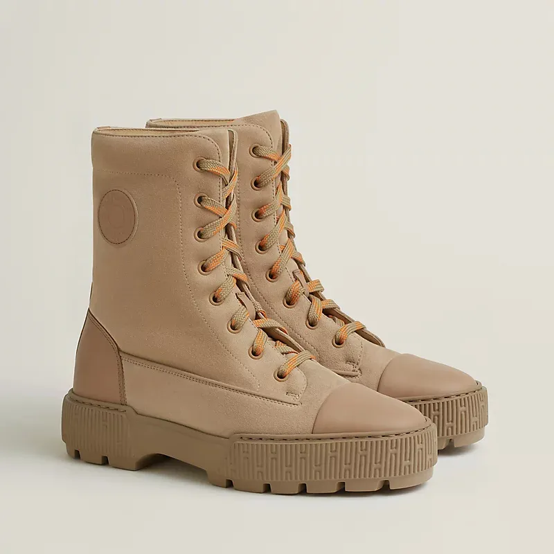 HERMES Fresh Brown ankle boots