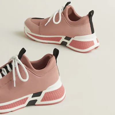 HERMES Just Sneakers Pink Sports Shoes