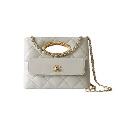 Chanel wine red/white/black hand bag can be cross-body