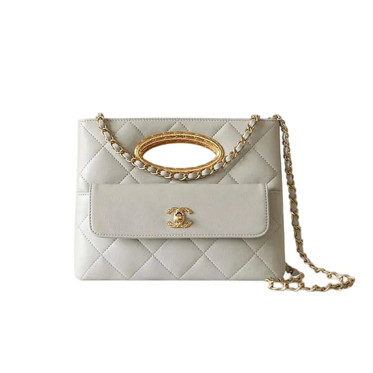 Chanel wine red/white/black hand bag can be cross-body