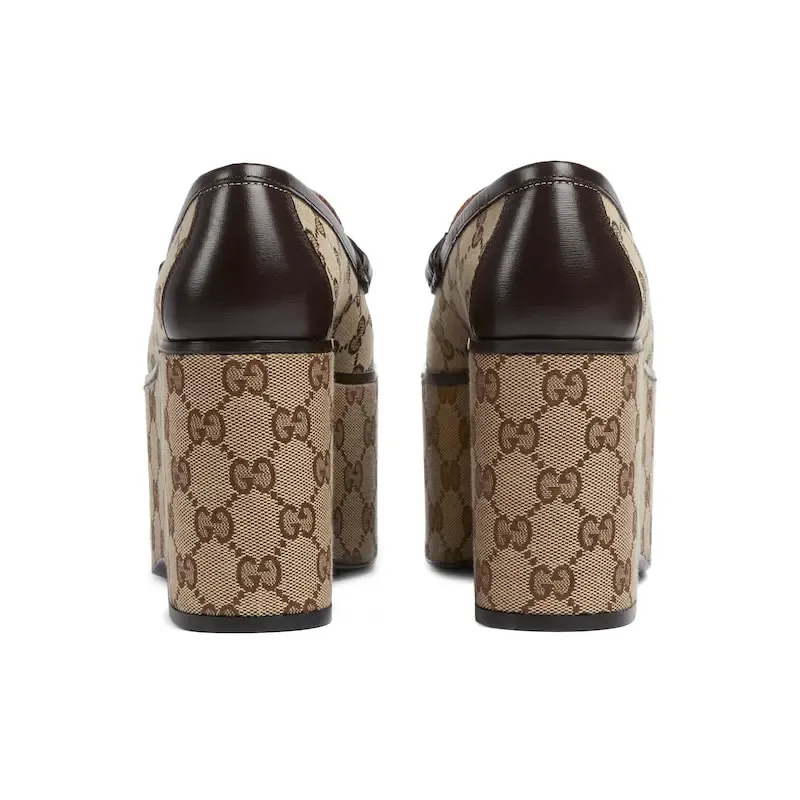 Gucci thick bottom loafers
