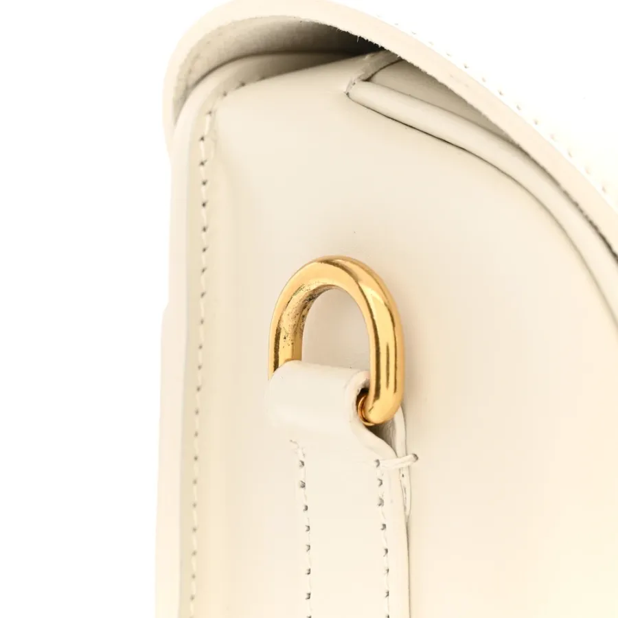 Dior Large Bobby Bag White Box Calfskin Leather Gold Hardware