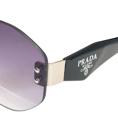 Prada round frame glasses purple/pink/brown/red/blue/black color Size 62口18-145