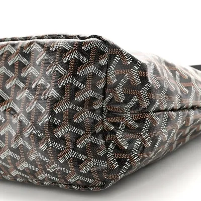 Goyard Boheme Hobo PM Black Goyardine Canvas