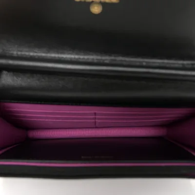 Shop Chanel WOC - Black Quilted Caviar Leather