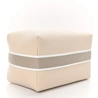 Hermès Bride-à-Brac Pouch Small Natural Canvas