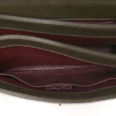 Chanel Trendy CC Flap Medium in Dark Khaki Lambskin