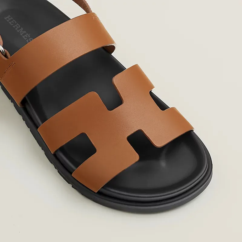 HERMES Genius Brown Sandal