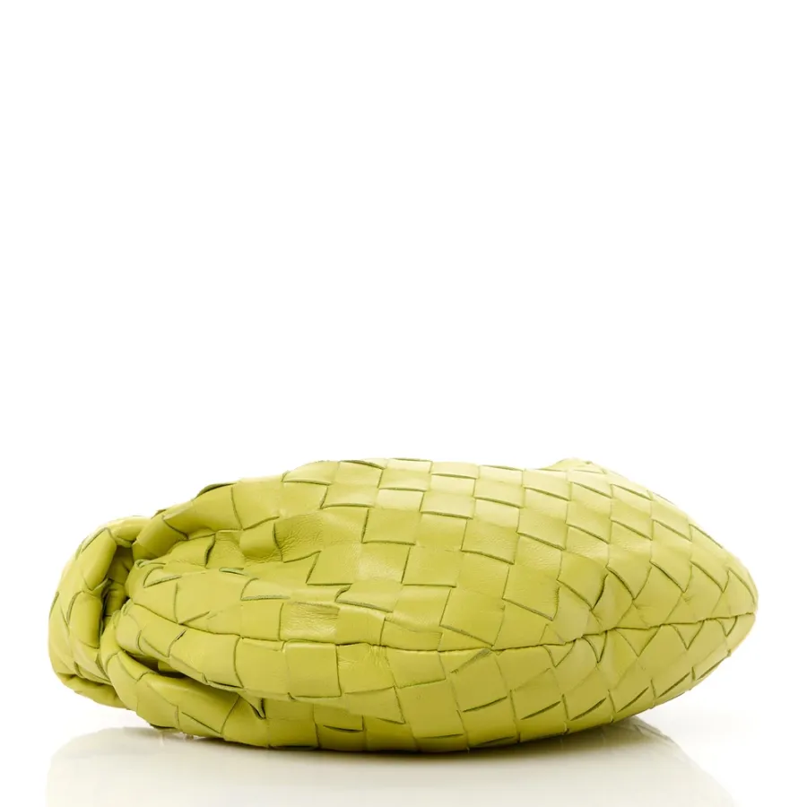 Bottega Veneta Mini Intrecciato Jodie Kiwi Nappa Leather