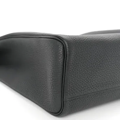 Hermès HAC à Dos GM Backpack Black Togo Leather Palladium Hardware