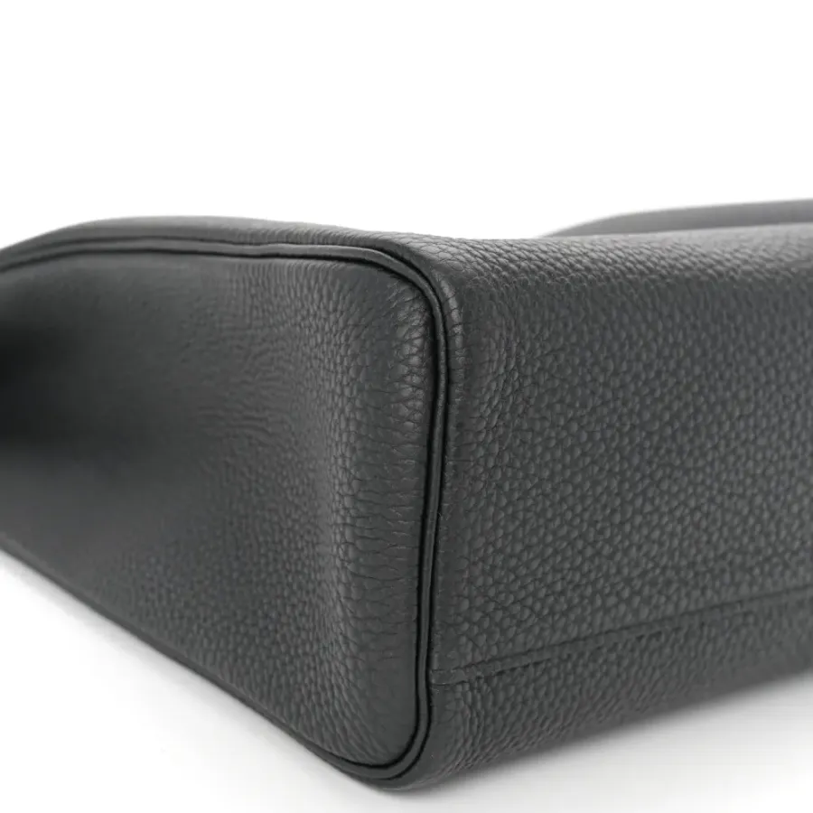 Hermès HAC à Dos GM Backpack Black Togo Leather Palladium Hardware