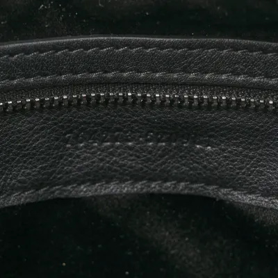 Gucci Small Jackie 1961 Hobo Black GG Monogram Velvet Silver Hardware