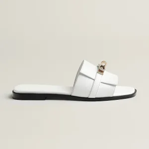 HERMES  Giulia white Slippers