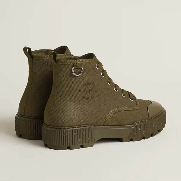 HERMES Itineraire Green ankle boots - Image 3