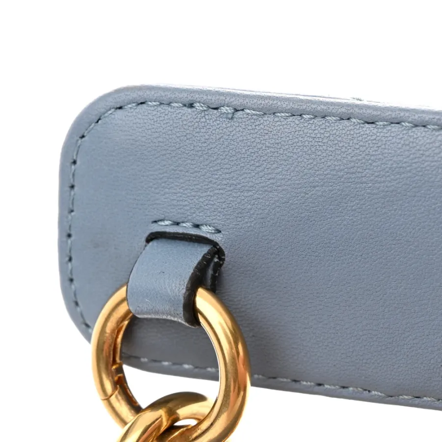 Valentino Garavani Large Roman Stud Shoulder Bag Niagara Nappa Leather Gold Hardware