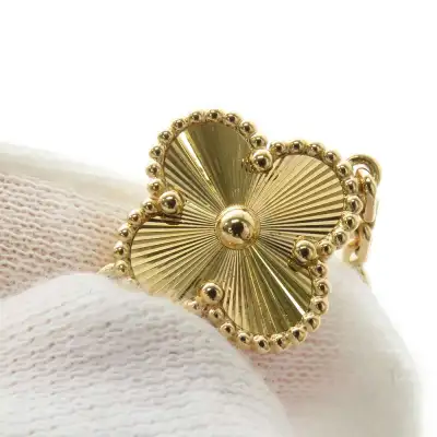 Van Cleef & Arpels Vintage Alhambra Necklace 10 Motifs Guilloche