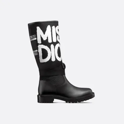Dior black long boots