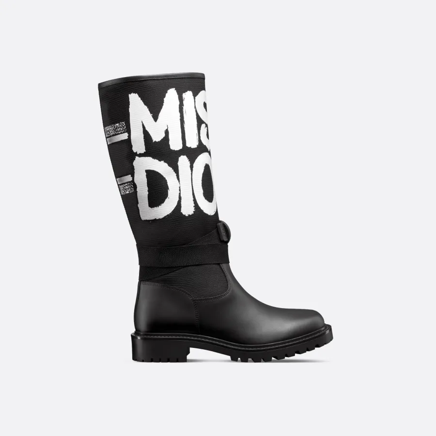 Dior black long boots