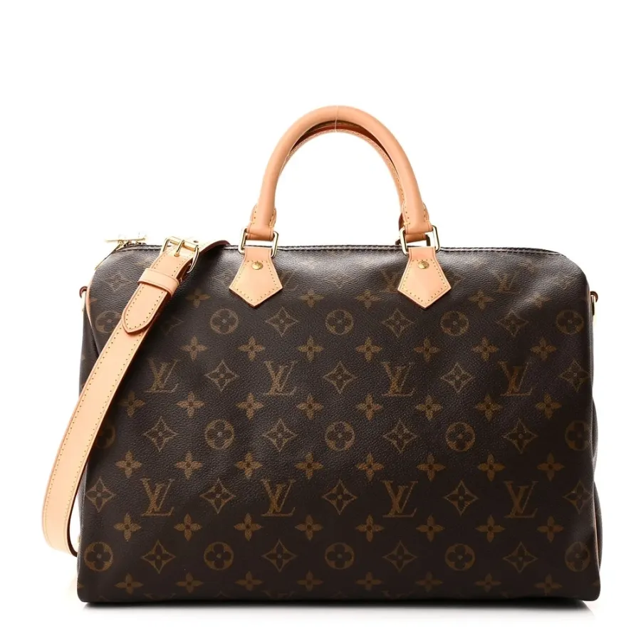 Louis Vuitton Speedy Bandoulière 35 Monogram Canvas Gold Hardware