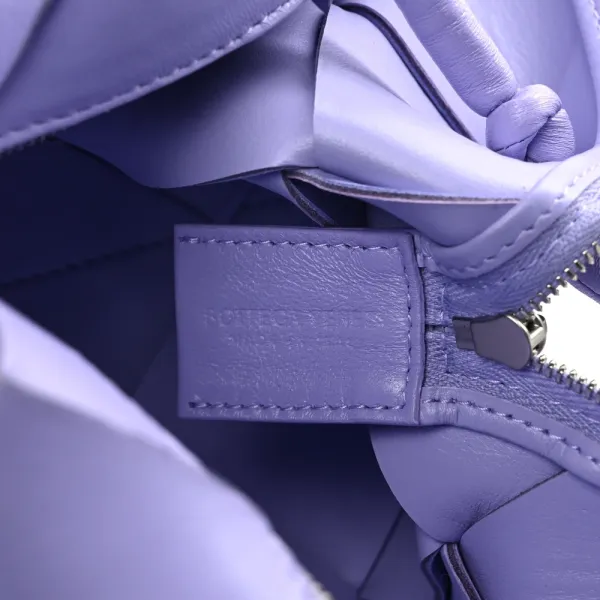 Bottega Veneta Bubble Wrap Mini Pouch Metallic Gold Fabric - Image 2