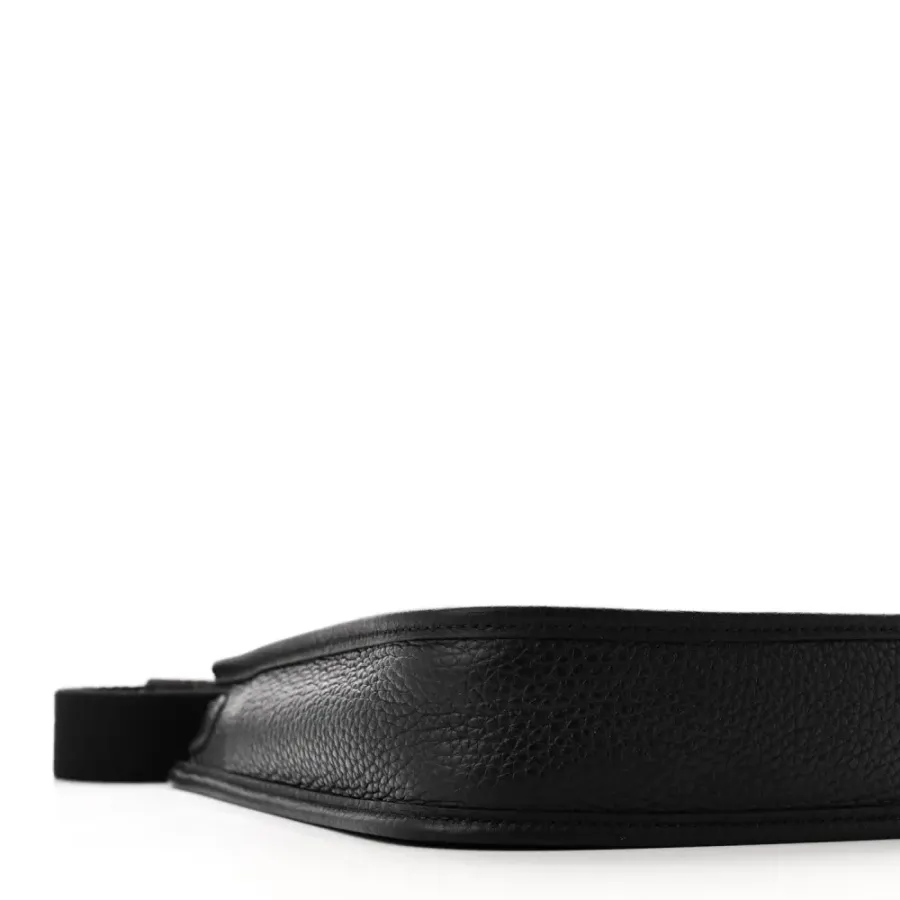 Hermès Evelyne TPM Black Taurillon Clemence Leather Silver Hardware