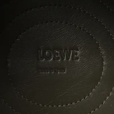 Loewe Paseo Bag Small Dark Khaki Green Shiny Nappa Calfskin Leather