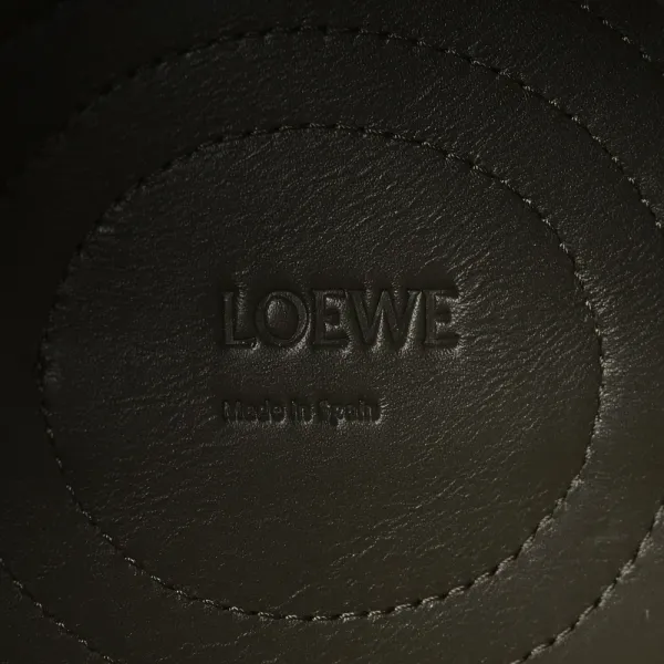 Loewe Paseo Bag Small Dark Khaki Green Shiny Nappa Calfskin Leather - Image 2