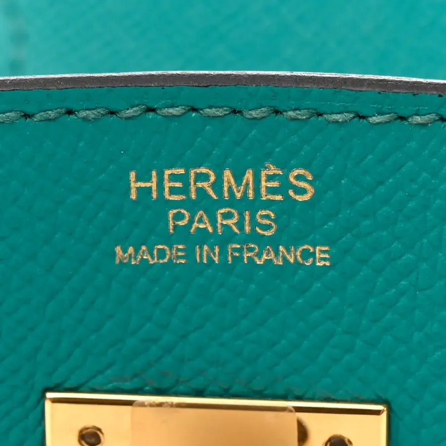 Hermès Birkin 30 Bleu Paon Epsom Leather Gold Hardware