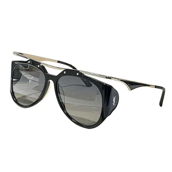 Saint Laurent aviator glasses leopard/ivory/black/brown color Size 55口16-135