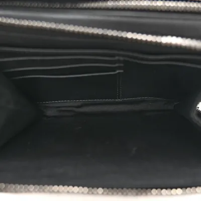 Dior Small Saddle Messenger Pouch Blue Oblique Canvas Silver Hardware