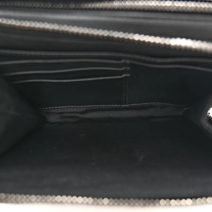 Dior Small Saddle Messenger Pouch Blue Oblique Canvas Silver Hardware