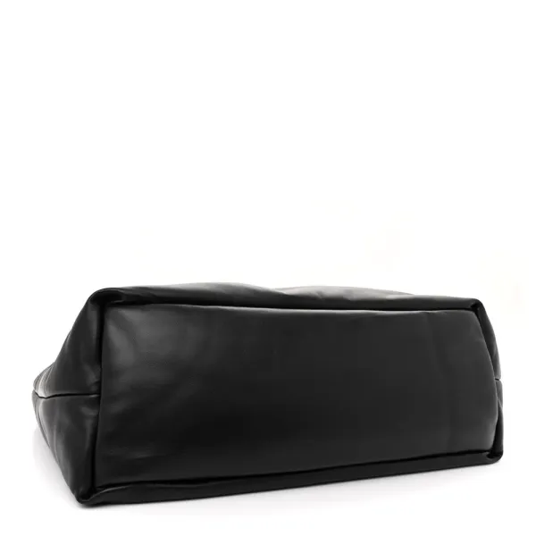 Saint Laurent Large Tote Black Wide Puffer Lambskin Leather - Image 6