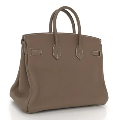 Hermès Birkin 25 Etoupe Togo Leather Gold Hardware