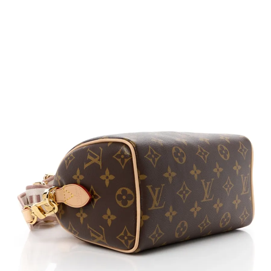 Louis Vuitton Speedy Bandouliere 20 Beige Monogram Canvas