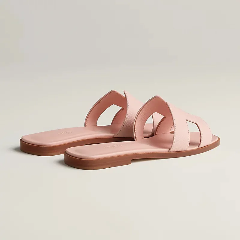 HERMES Oran pink Slippers