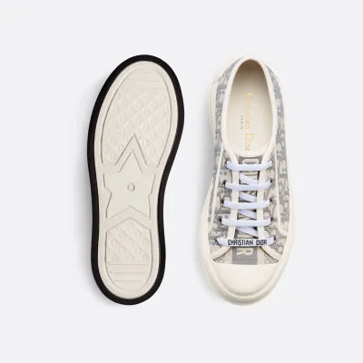 Dior thick sole grey print sneakers