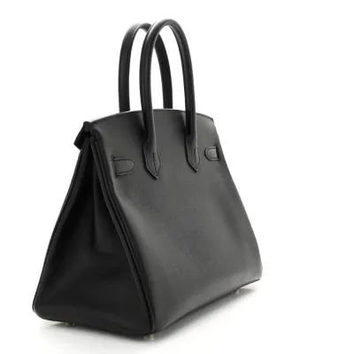 Hermès Birkin 30 Black Epsom Leather Gold Hardware