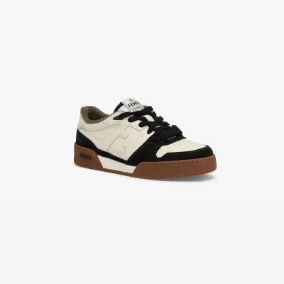 FENDI Women's black suede low-top shoes Sneakers