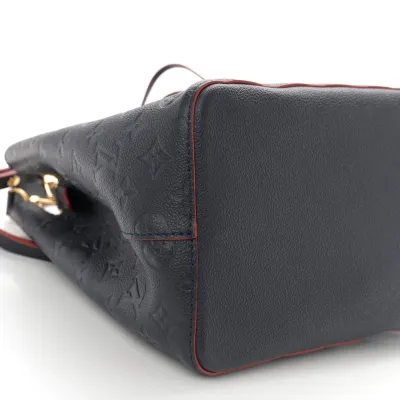 Louis Vuitton NeoNoe MM Marine Rouge Empreinte Leather