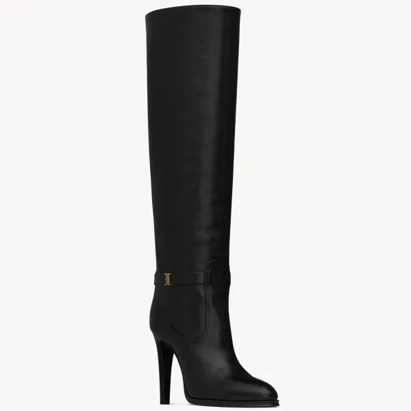 Yves Saint Laurent Black leather boots - Image 2