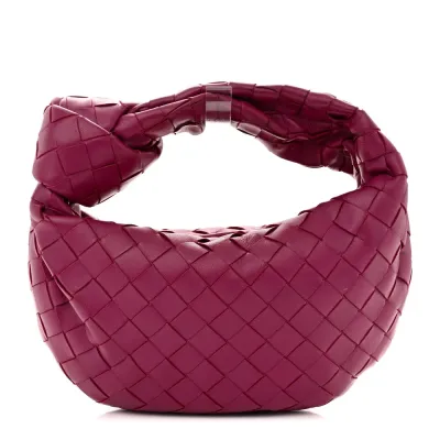 Bottega Veneta Mini Intrecciato Jodie Cinnabar Nappa Leather