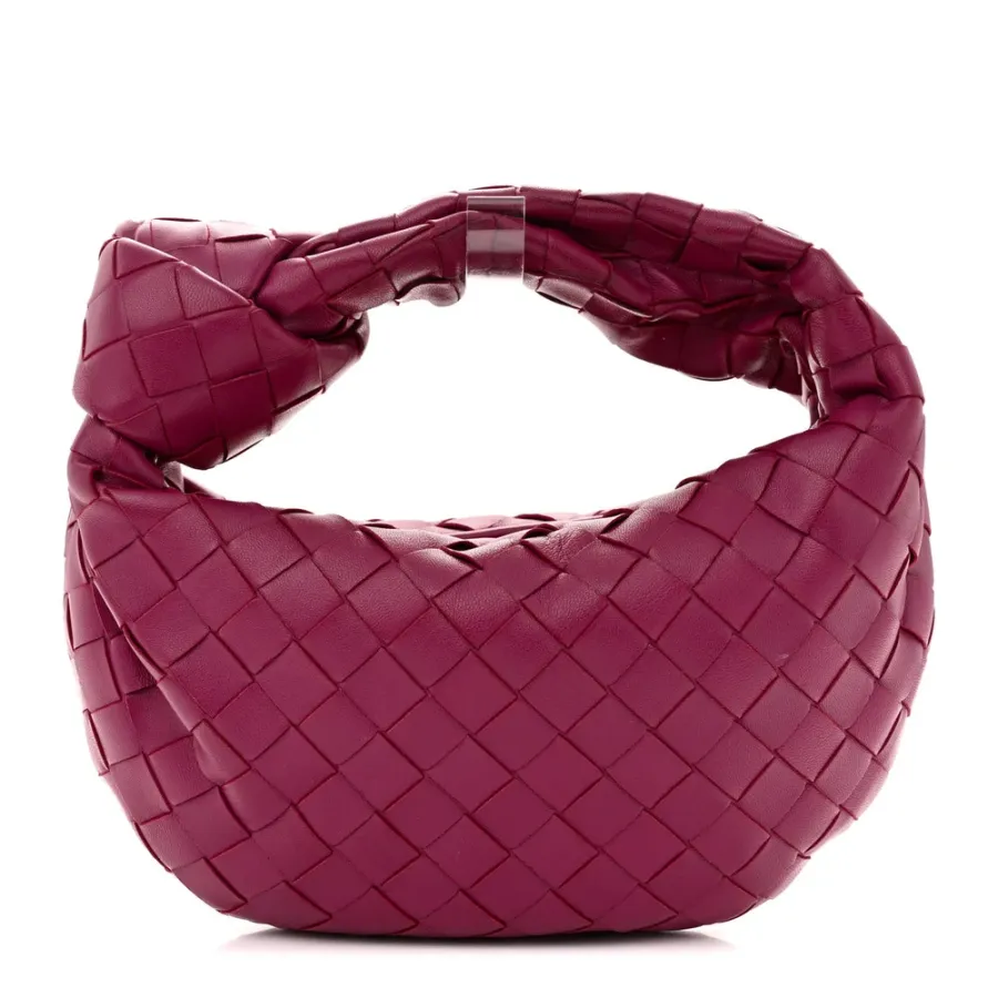 Bottega Veneta Mini Intrecciato Jodie Cinnabar Nappa Leather