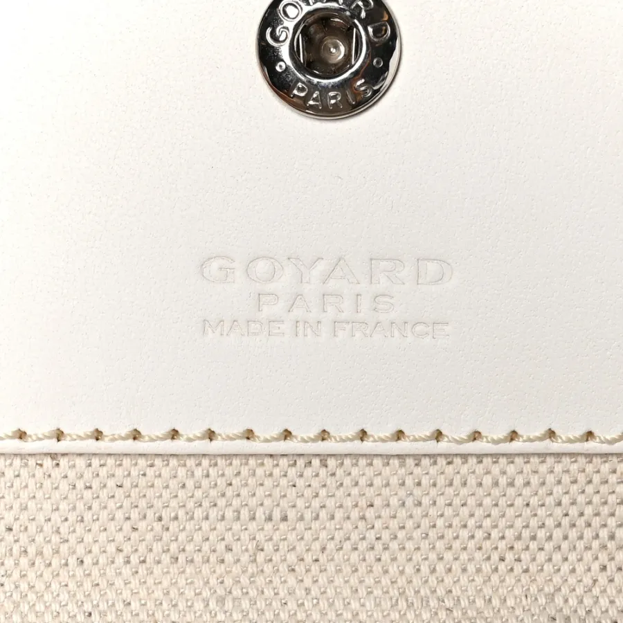 Goyard Saint Louis PM White Goyardine Canvas