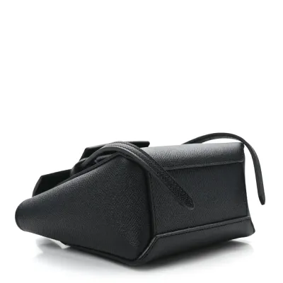 Celine Pico Belt Bag Black Grained Calfskin Leather Gold Hardware