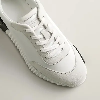HERMES white Sneakers Bouncing Sports Shoes