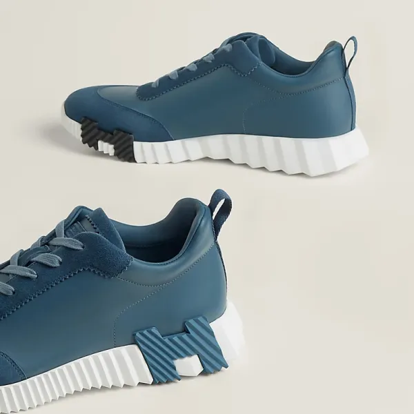 HERMES Blue Sneakers Bouncing Sports Shoes - Image 3