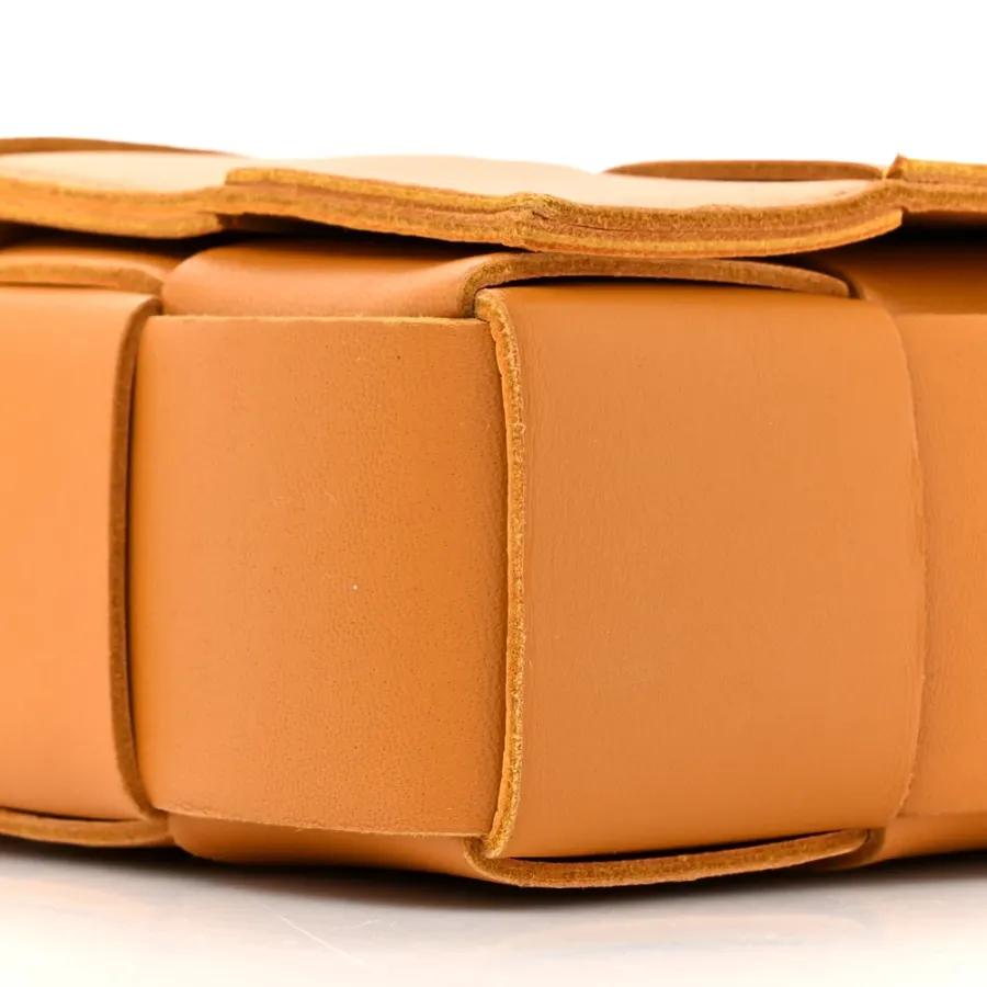 Bottega Veneta Maxi Intrecciato Cassette Crossbody Bag Cob Lambskin Leather